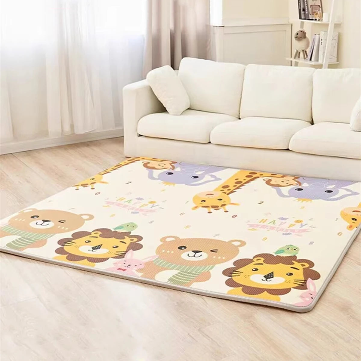 Folding Mat Carpet Rug Playmat Crawling Play Mats 200x180/180x150/180x120cm Play Mat for Children's Thick Safety Mat Friendly