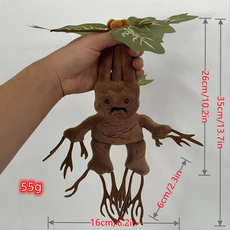 New Harries Mandrake Magic Plant Elf Plush Doll Soft Potted Plant Stuffed Toys Movie Peripherals Pillow Ornaments Children Gifts