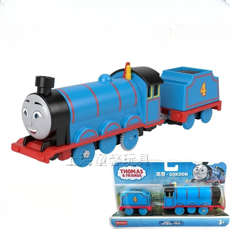 Original Thomas & Friends 80th Anniversary Trians Electric Motorized Engine Nia Percy James Hiro Ashima Toys for Boy Crane Model