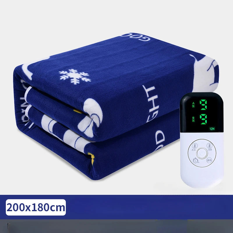 Warm Blanket Electric Heated Blanket 220V Electric Blanket Double Manta Electrica Heating Blanket Carpets Heated Mat