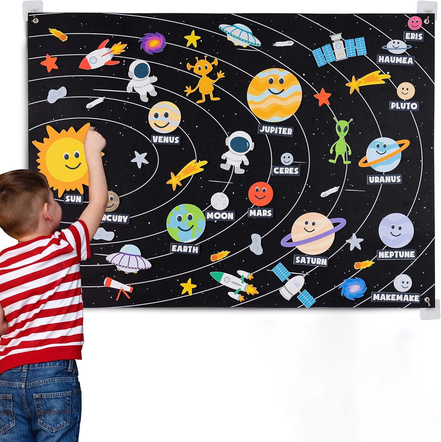 Farm Animals Felt Story Board Set Storytelling Early Learning Interactive Play Kit Wall Hanging Puzzle Toys for Toddlers Gifts