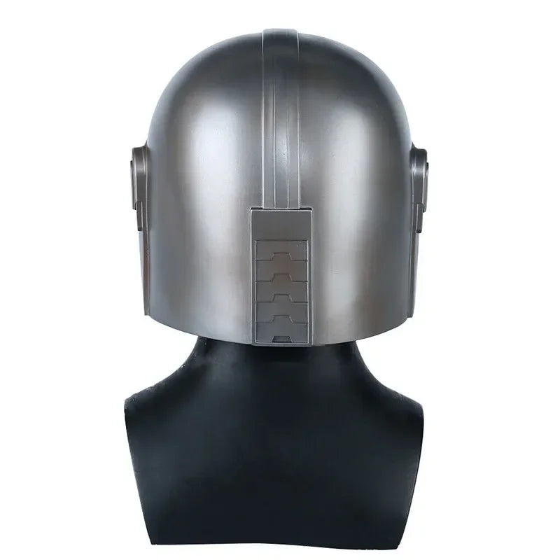 Mandalorian Character Masks Movie Boba Fett Cosplay Mask PVC Helmets Masks Props Halloween Mask Silvery Alien War Helmet Masque