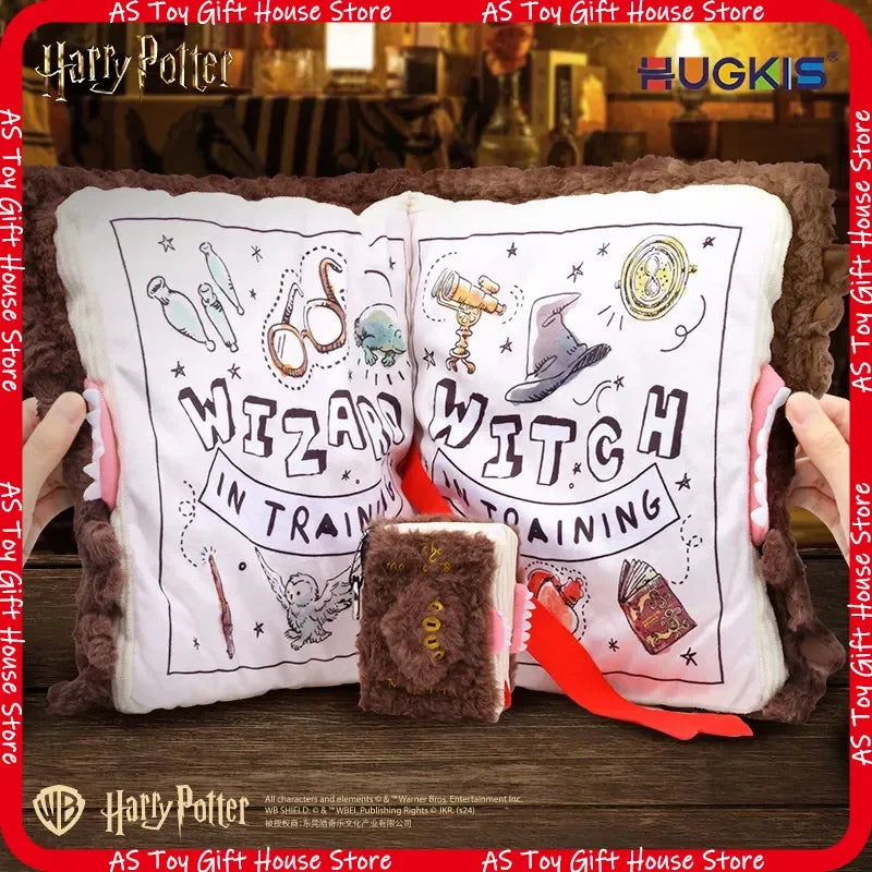 Hugkis Harry Potter Monster Book Plush Toy Plush Pillow Pendant Magic School Decor Collectible For Adult Fans Holiday Gifts