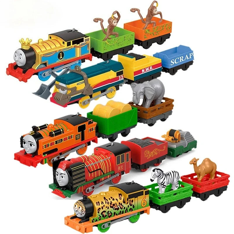 Original Electronal Thomas and Friends Electric Track Master 1:43 Trains Motor Metal Models Locomotive Toys Duck Percy James Nia