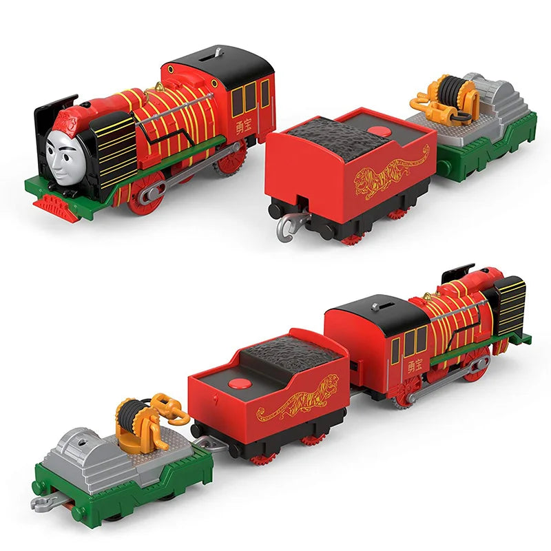 Original Electronal Thomas and Friends Electric Track Master 1:43 Trains Motor Metal Models Locomotive Toys Duck Percy James Nia
