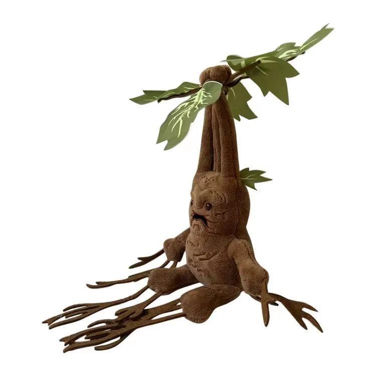 New Harries Mandrake Magic Plant Elf Plush Doll Soft Potted Plant Stuffed Toys Movie Peripherals Pillow Ornaments Children Gifts