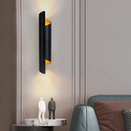 Modern Led Wall Lamp Gold Living Room Sconce Bedroom Bedside Lighting Fixture Nordic Aisle Luxury Entrance Hallway Decor Light