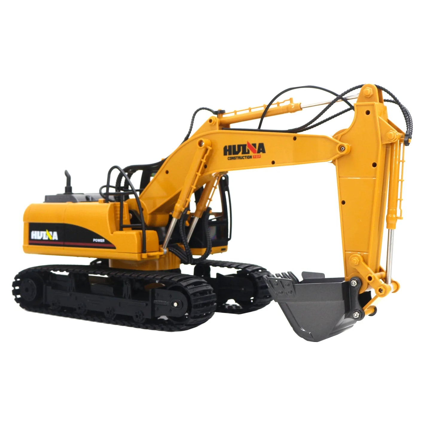 Huina 1531-1 15 Channels 1/14 Alloy Excavator Children's Electric Excavator Engineering Toy Remote Control Vehicle Model