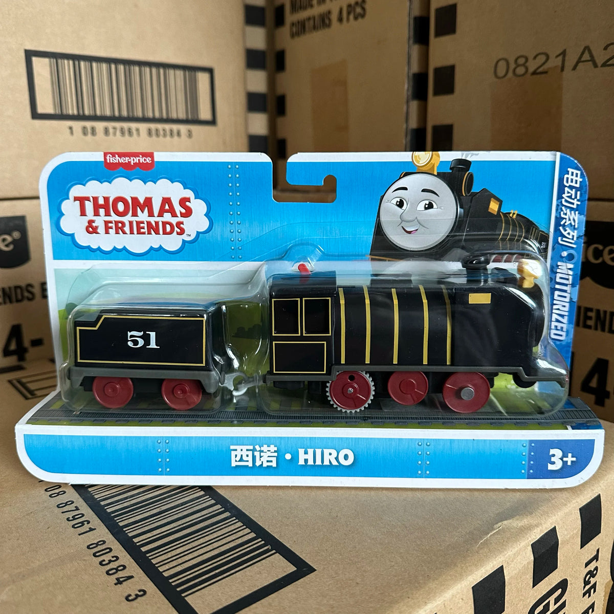 Original Thomas & Friends 80th Anniversary Trians Electric Motorized Engine Nia Percy James Hiro Ashima Toys for Boy Crane Model