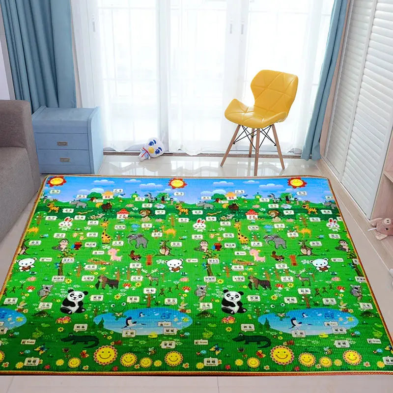 Folding Mat Carpet Rug Playmat Crawling Play Mats 200x180/180x150/180x120cm Play Mat for Children's Thick Safety Mat Friendly