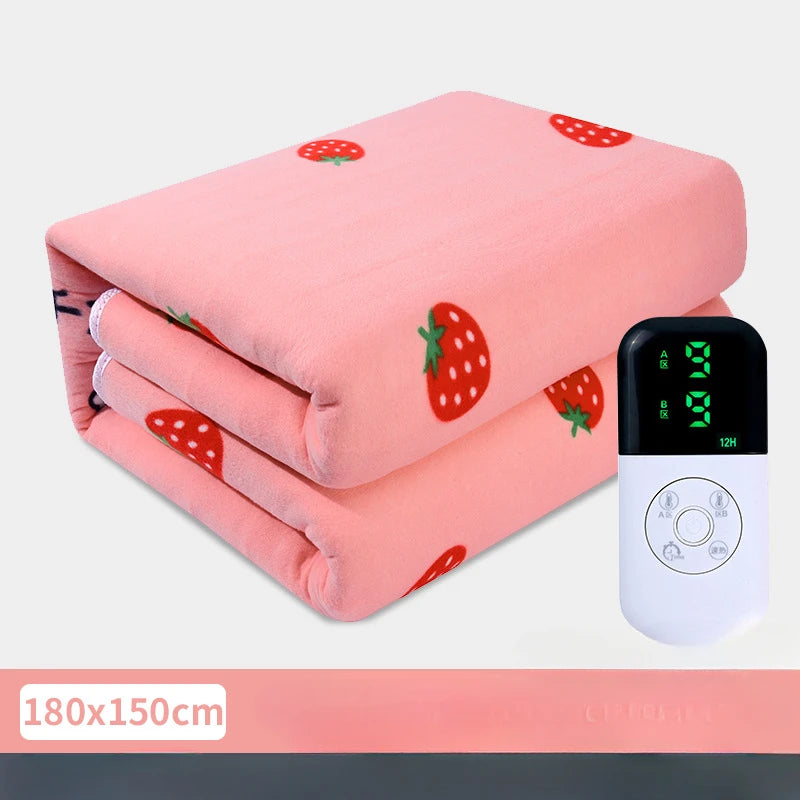 Warm Blanket Electric Heated Blanket 220V Electric Blanket Double Manta Electrica Heating Blanket Carpets Heated Mat