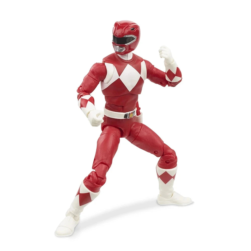 In Stock Original Hasbro Power Rangers Lightning Collection Red Green Pink Blue Black Yellow Ranger Action Figures 6 Inch Model