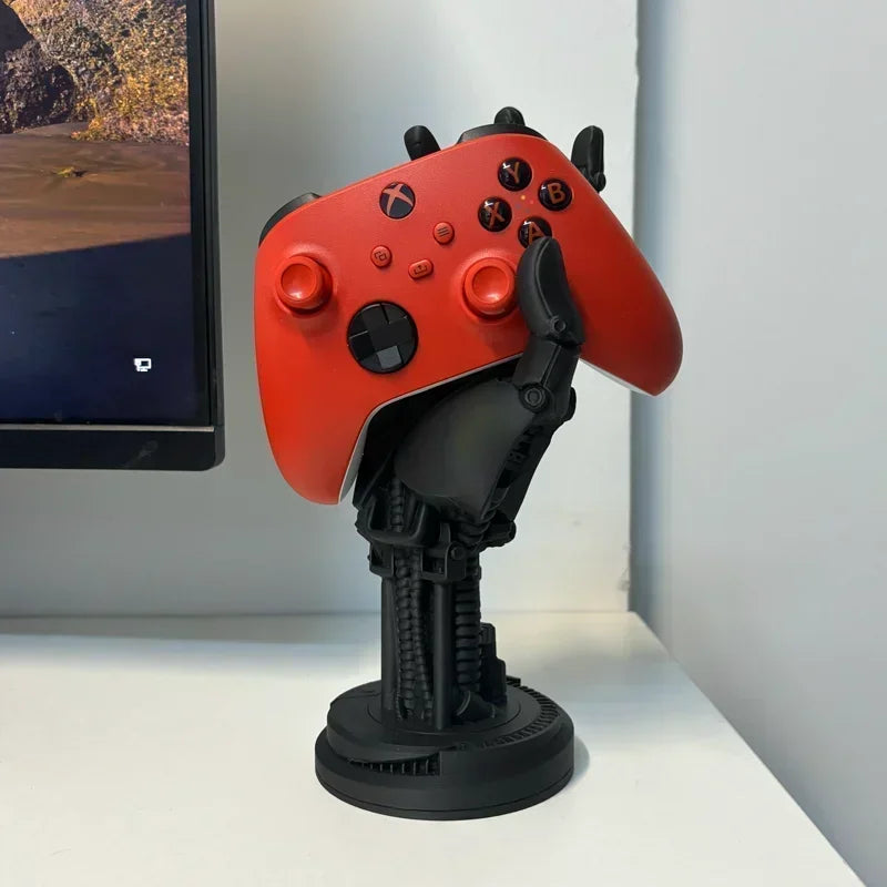 Robotic Hand Statue Game Controller Stand Support Holder For Ps5s Xboxs Series Creative Desktop Decorations, Home Decor