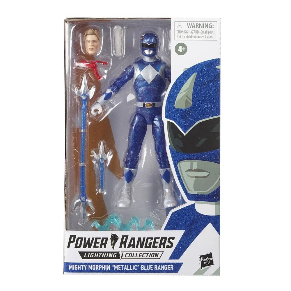 In Stock Hasbro Original Series 6inch Mighty Power Rangers Yellow Blue Black Pink Ranger Figure Action Figure Model Toys