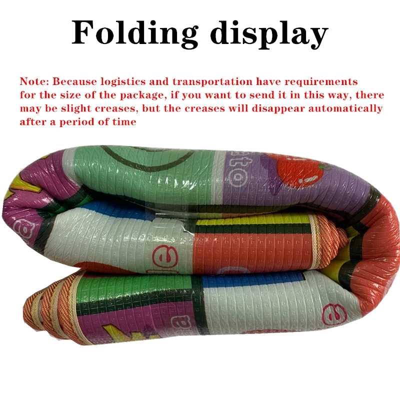 Folding Mat Carpet Rug Playmat Crawling Play Mats 200x180/180x150/180x120cm Play Mat for Children's Thick Safety Mat Friendly