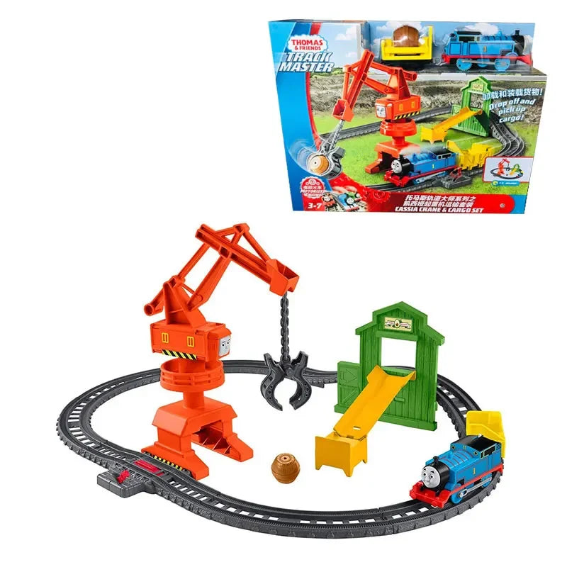 Original Thomas and Friends Thomas Glarabel Anne Train Track Master Series 3 in 1 Track Adventure Set Boy Toy Gifts GPD88 GGL75