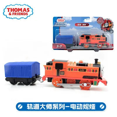 Original Electronal Thomas and Friends Electric Track Master 1:43 Trains Motor Metal Models Locomotive Toys Duck Percy James Nia