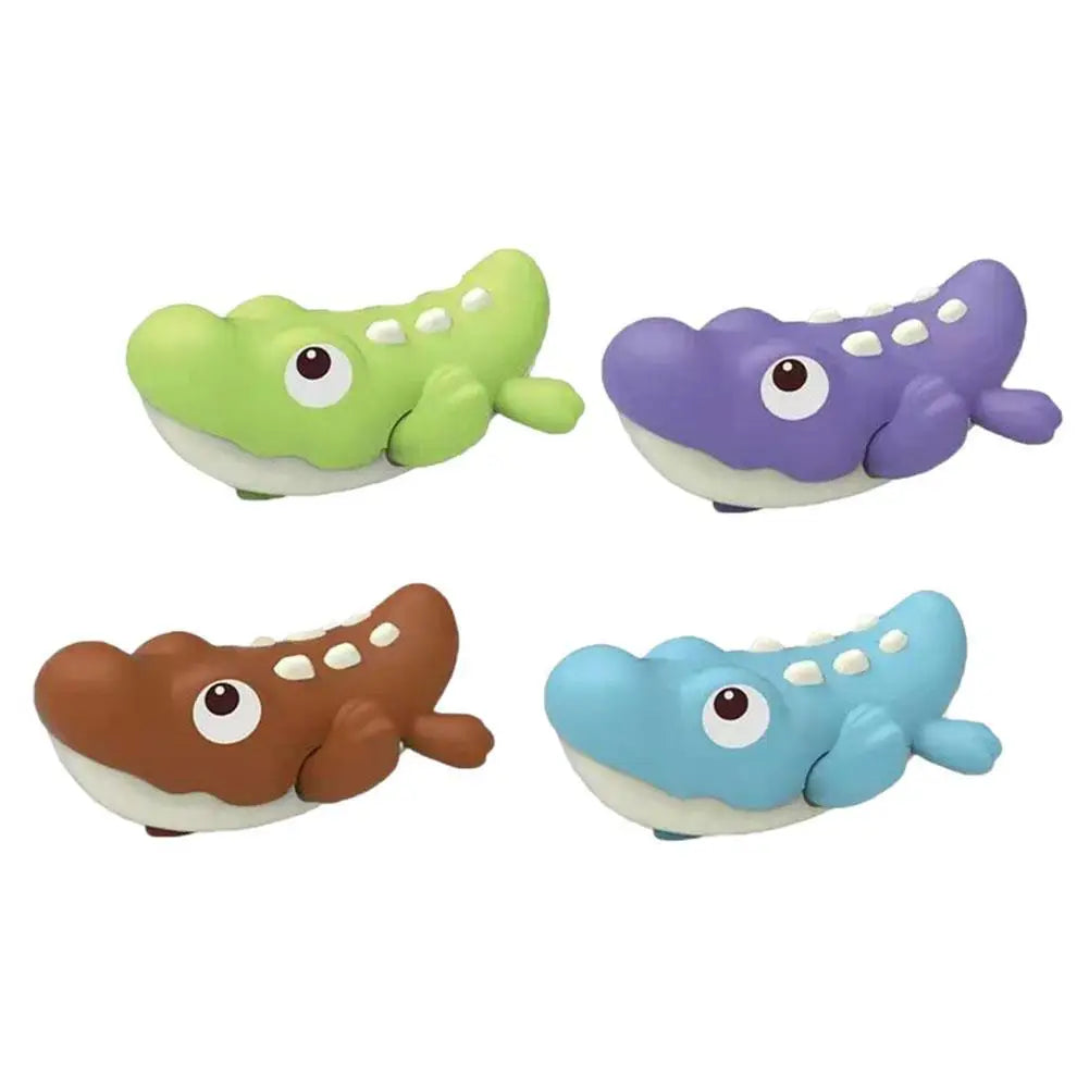 Baby Bath Toy Animal Cute Cartoon Shark Crocodile Classic Baby Water Toy Infant Swim Chain Clockwork Kids Beach Bath Toys Single