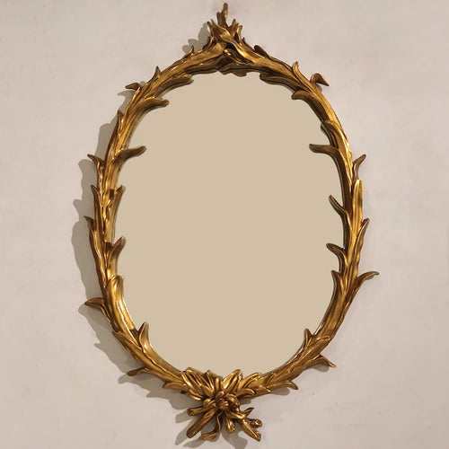 Elegant House Wall Mirrors Hanging Shower Baroque Office Decorative Mirror Luxury Irregular Espelho Adesivo De Parede Decoration