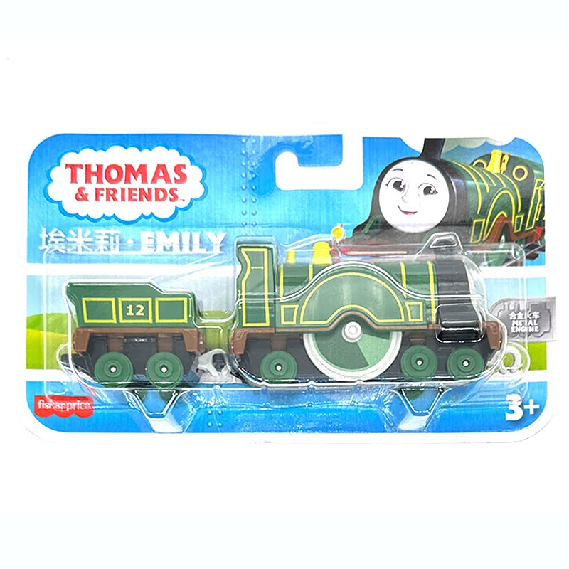 In stock Thomas & Friends Trackmaster Train Plush Along Boys Toy 1/43 Diecast Bruno Gordon Nia Hiro Crane Kana Diesel Model Gift