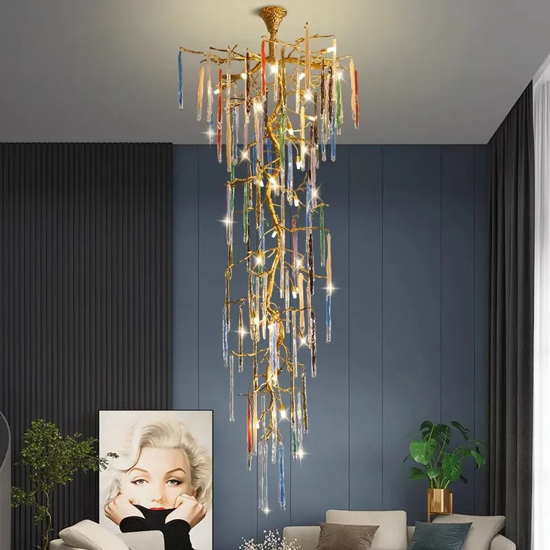 Nordic Home Decor Dining Room Pendant Lamp Lights Indoor Lighting Crystal Lamp Hanging Light Chandelier Lamps For Living Room