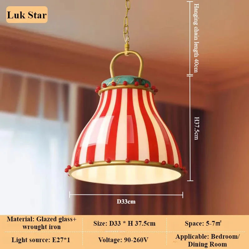 Nordic Home Decor Ceiling Chandelier Modern Circus Style Glass Led Lights Living Room Dining Table Bedroom Pendant Lamp De Salon