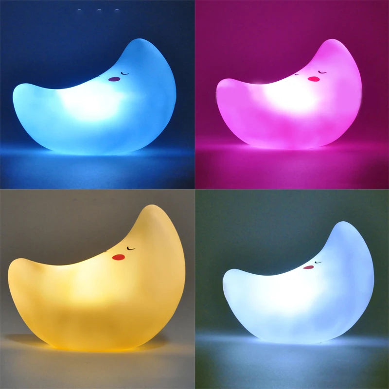 Cute LED Night Light Bear Unicorn Dinosaur Rabbit Cartoon Animal Bedside Lamp for Children Bedroom Yellow Blue Pink White Light