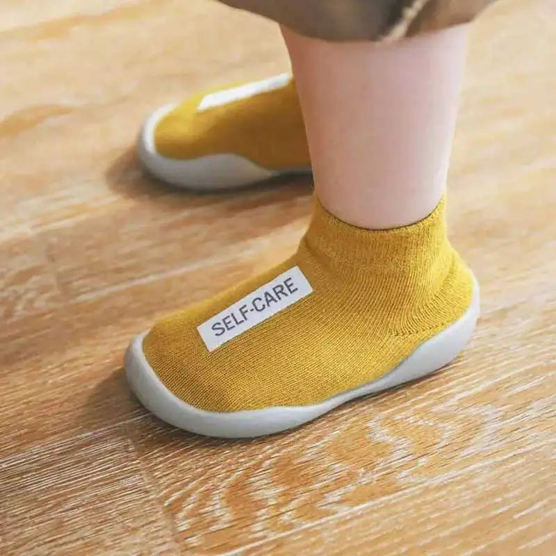 Baby Sock Shoes Anti Slip Toddler First Walking Shoe Child Infant Floor Booties Newborn Rubber Sole Indoor Slippers for Boy Girl