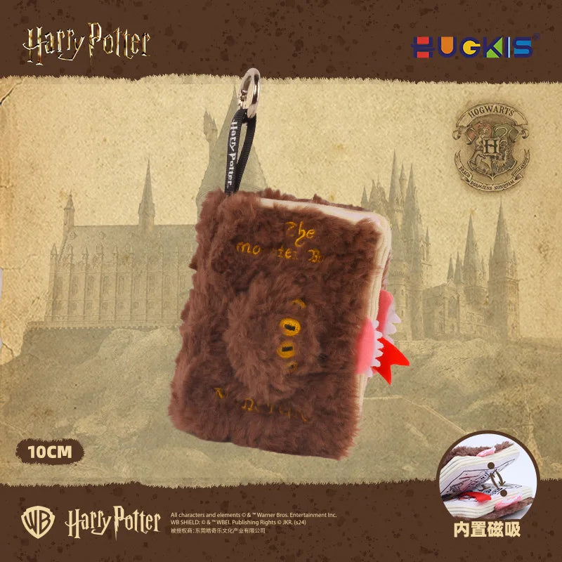 Hugkis Harry Potter Monster Book Plush Toy Plush Pillow Pendant Magic School Decor Collectible For Adult Fans Holiday Gifts
