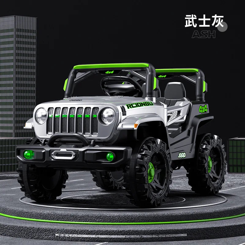 High Quality 12V 7AH Big Battery Children's Electric Four-Wheel Remote Control 4WD Off-Road Ride On Vehicle Car