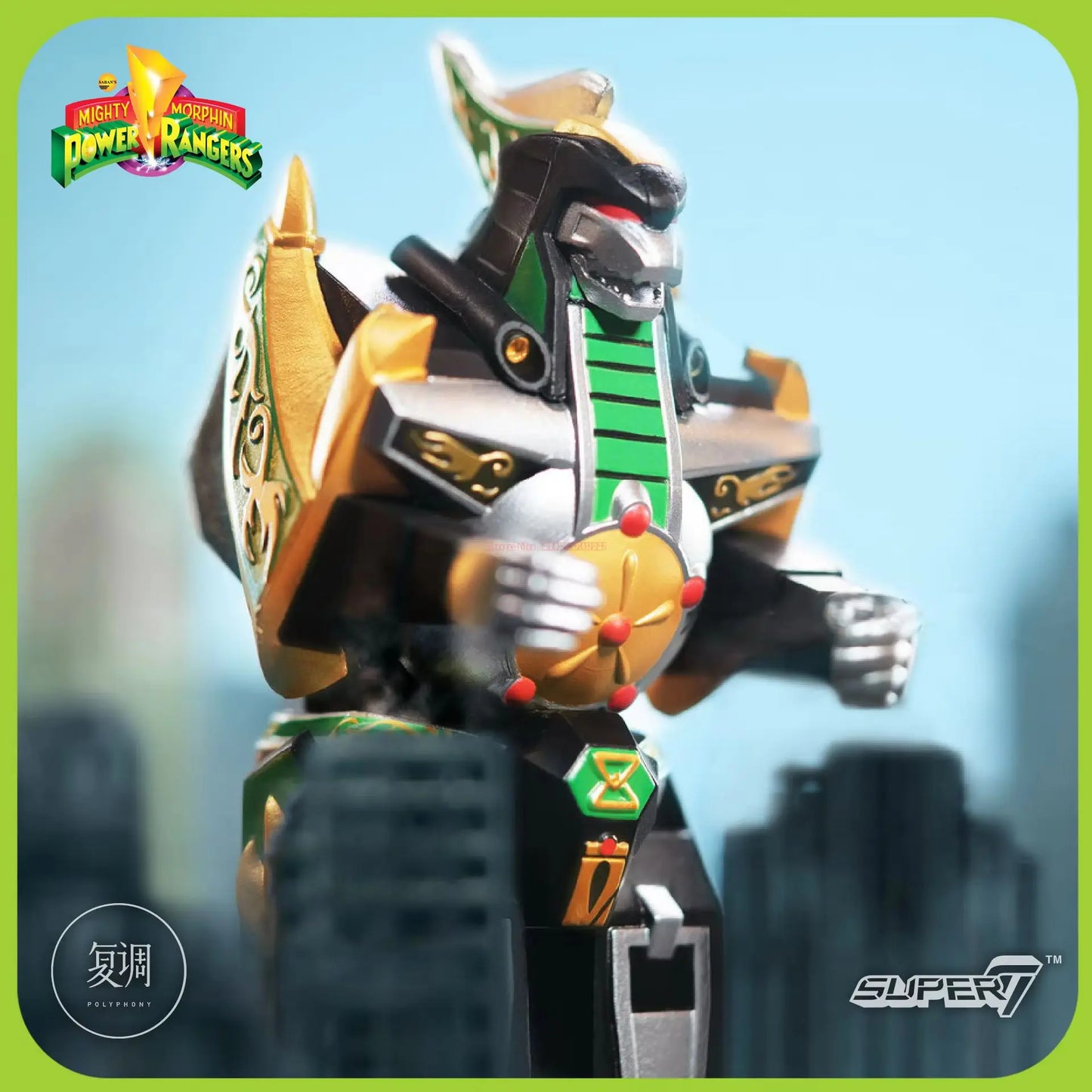 In Stock Super7 Power Rangers Pudgy Pig Megazord Putty Patroller Green Ranger 3.75in Male Soldier Action Figures Trendy Toy Gift