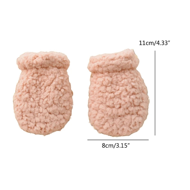 Warm Winter Mittens for Newborns Infant Anti Scratch Gloves Stylish Winter Mittens for Babies Essential for Cold Weather