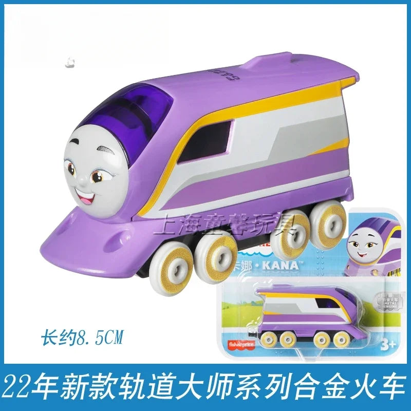 In stock Thomas & Friends Trackmaster Train Plush Along Boys Toy 1/43 Diecast Bruno Gordon Nia Hiro Crane Kana Diesel Model Gift