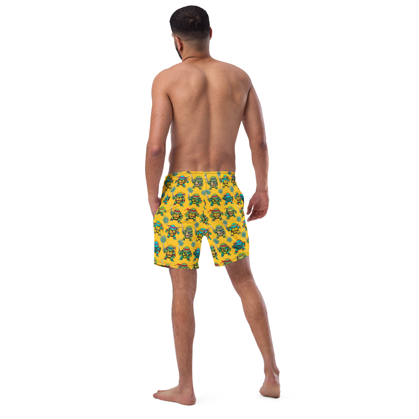 Turtle Time Men's swim trunks