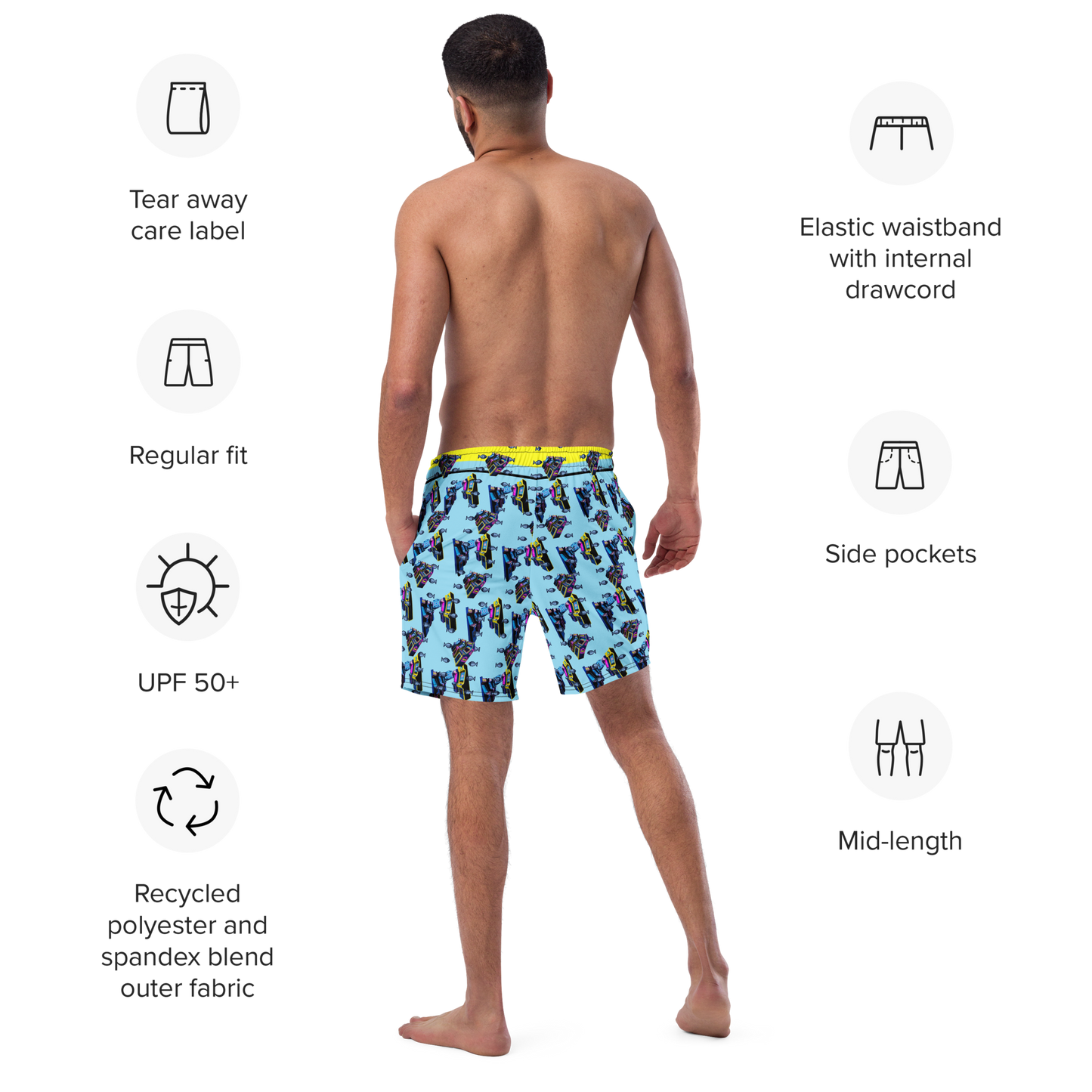 Men's swim trunks