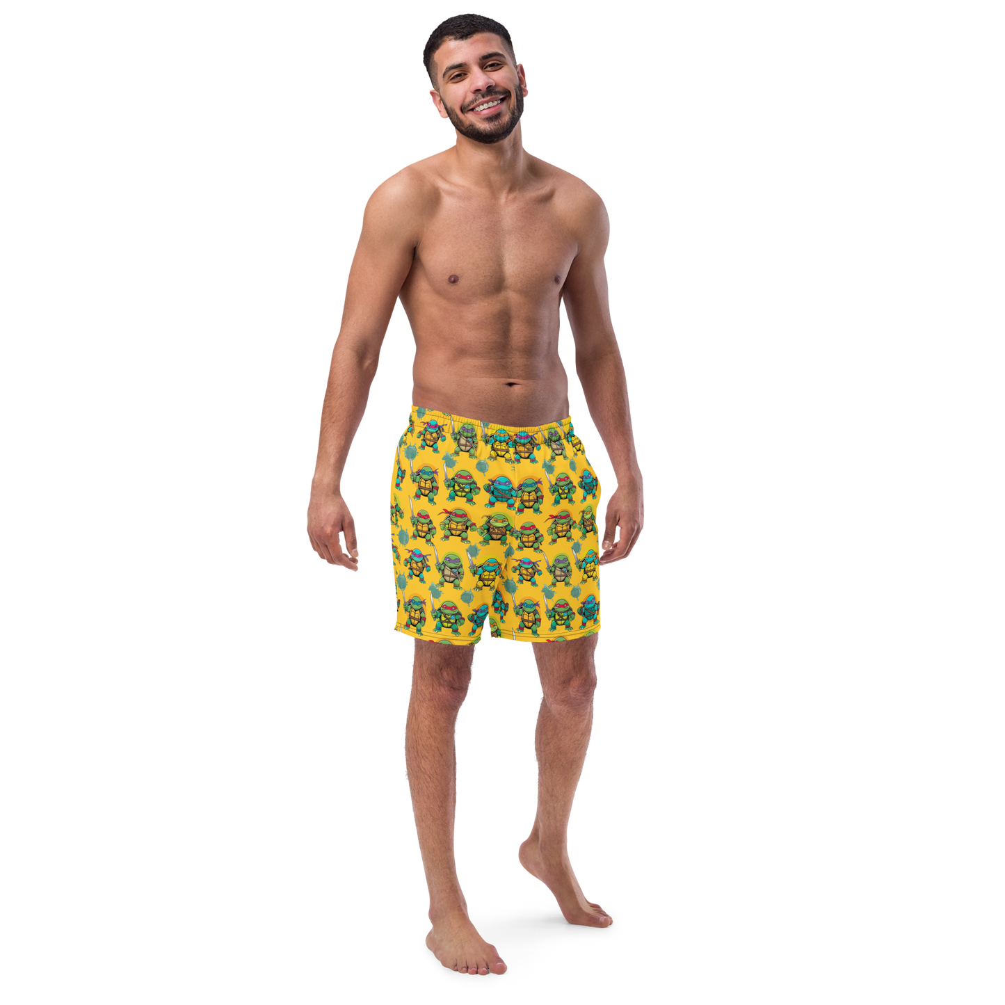 Turtle Time Men's swim trunks