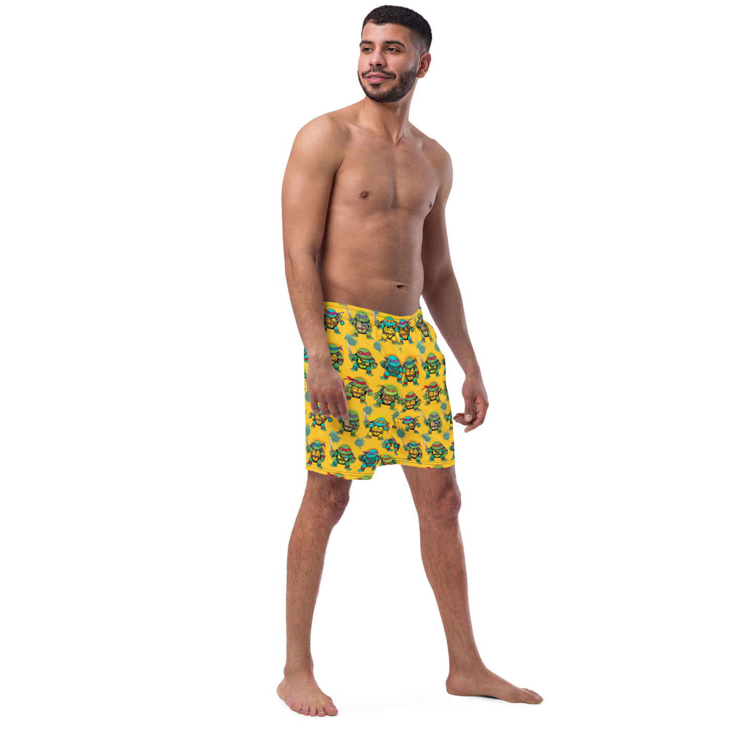 Turtle Time Men's swim trunks