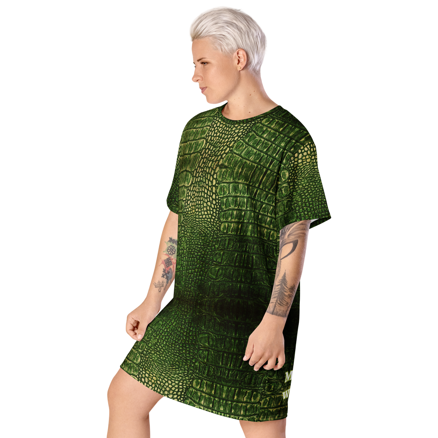 Dragon skin T-dress