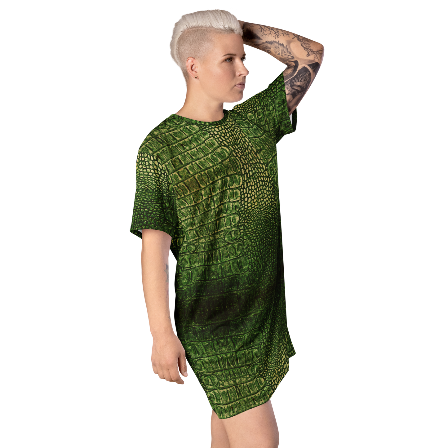 Dragon skin T-dress