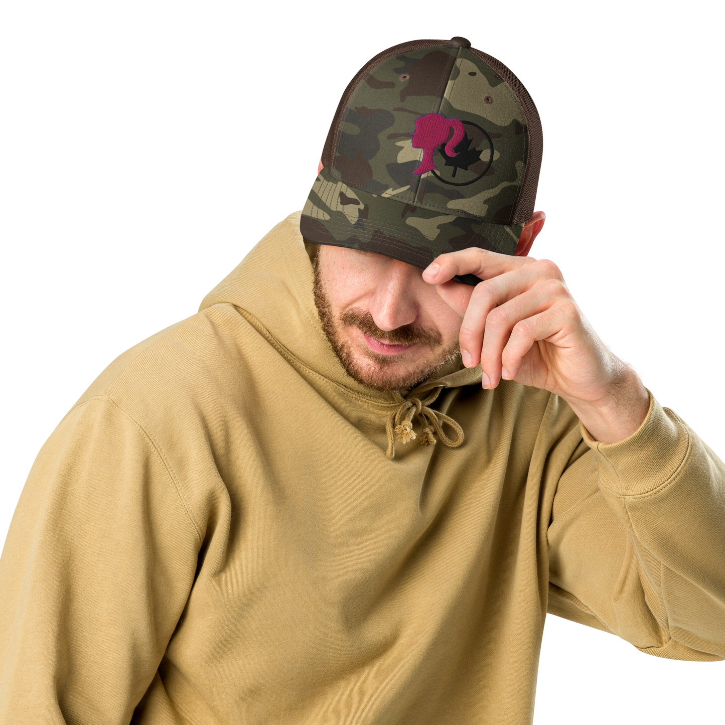 Camouarbie trucker-cap