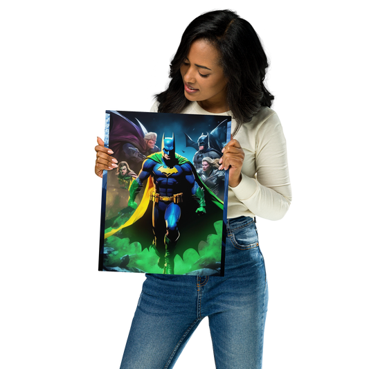 Batman: "Final Earth #0-R1" Metal prints