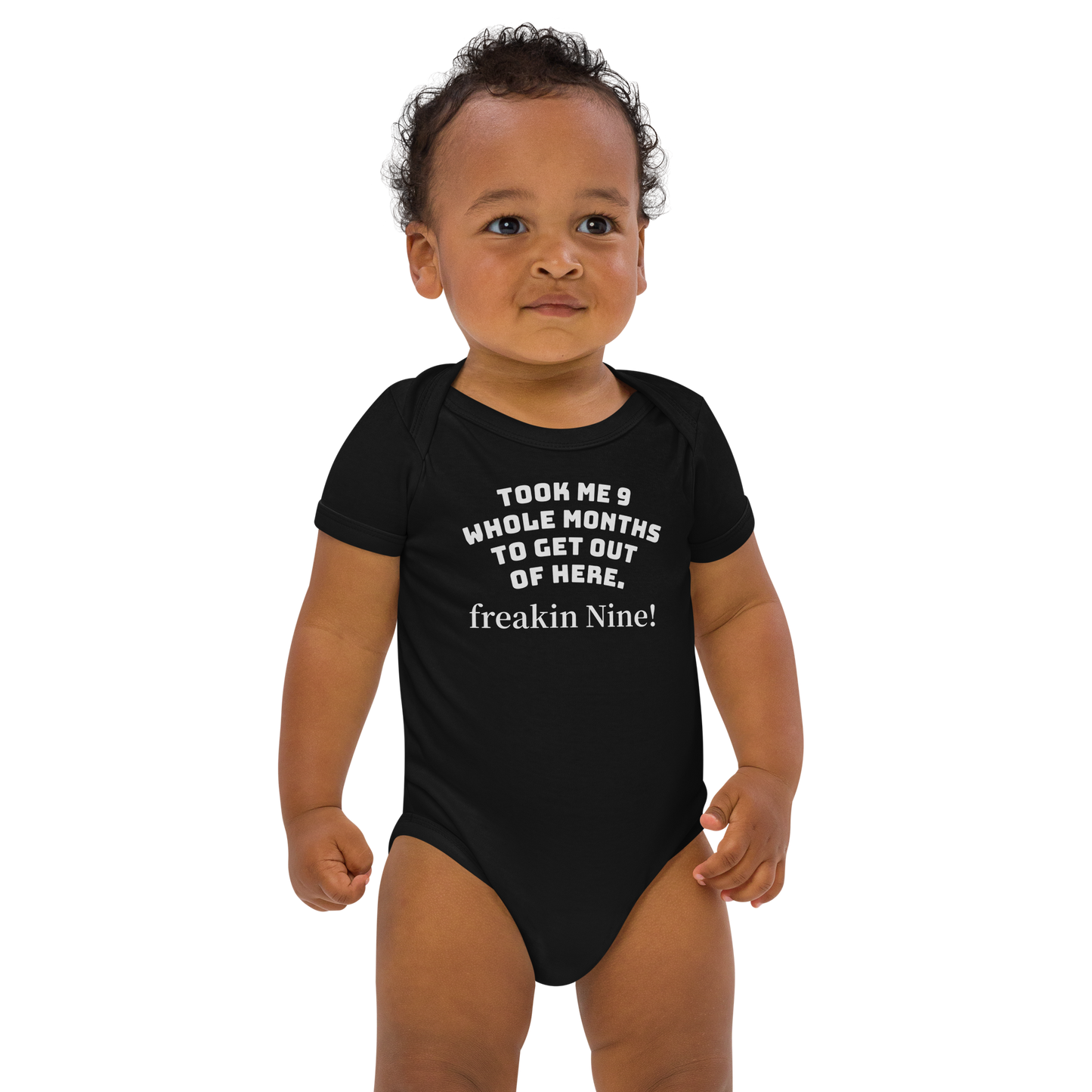 Organic cotton baby bodysuit