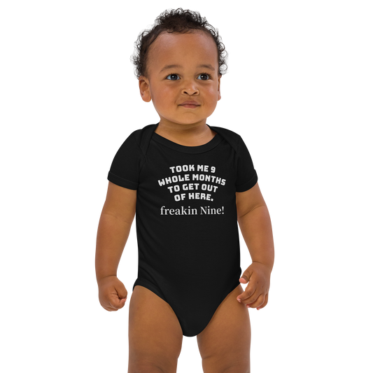 Organic cotton baby bodysuit