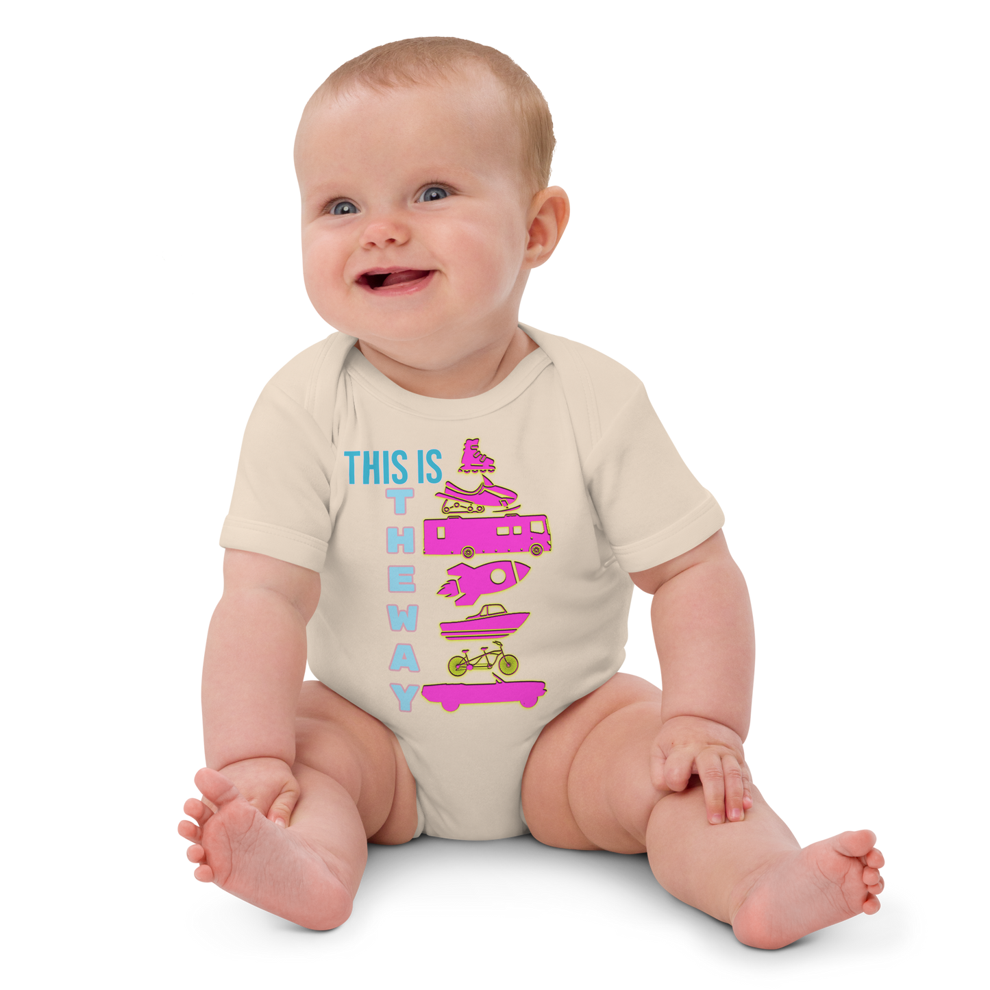 Organic cotton baby bodysuit