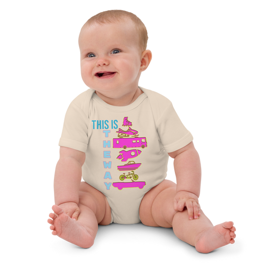 Organic cotton baby bodysuit