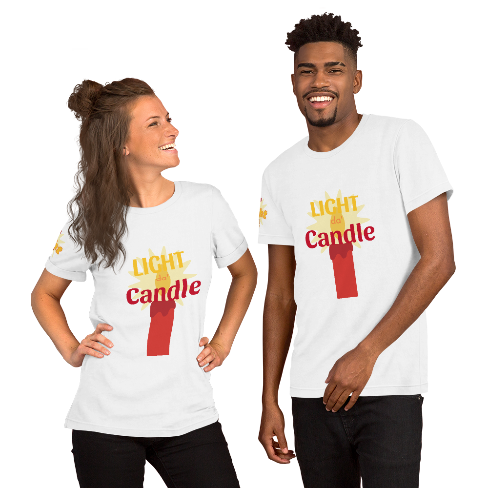 Unisex t-shirt Light da' Candle (Amazing Race Canada)