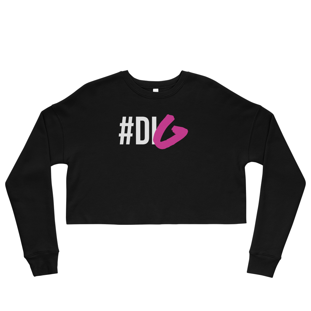 #Dig Crop Sweatshirt