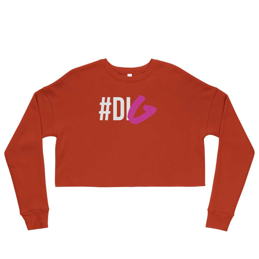 #Dig Crop Sweatshirt