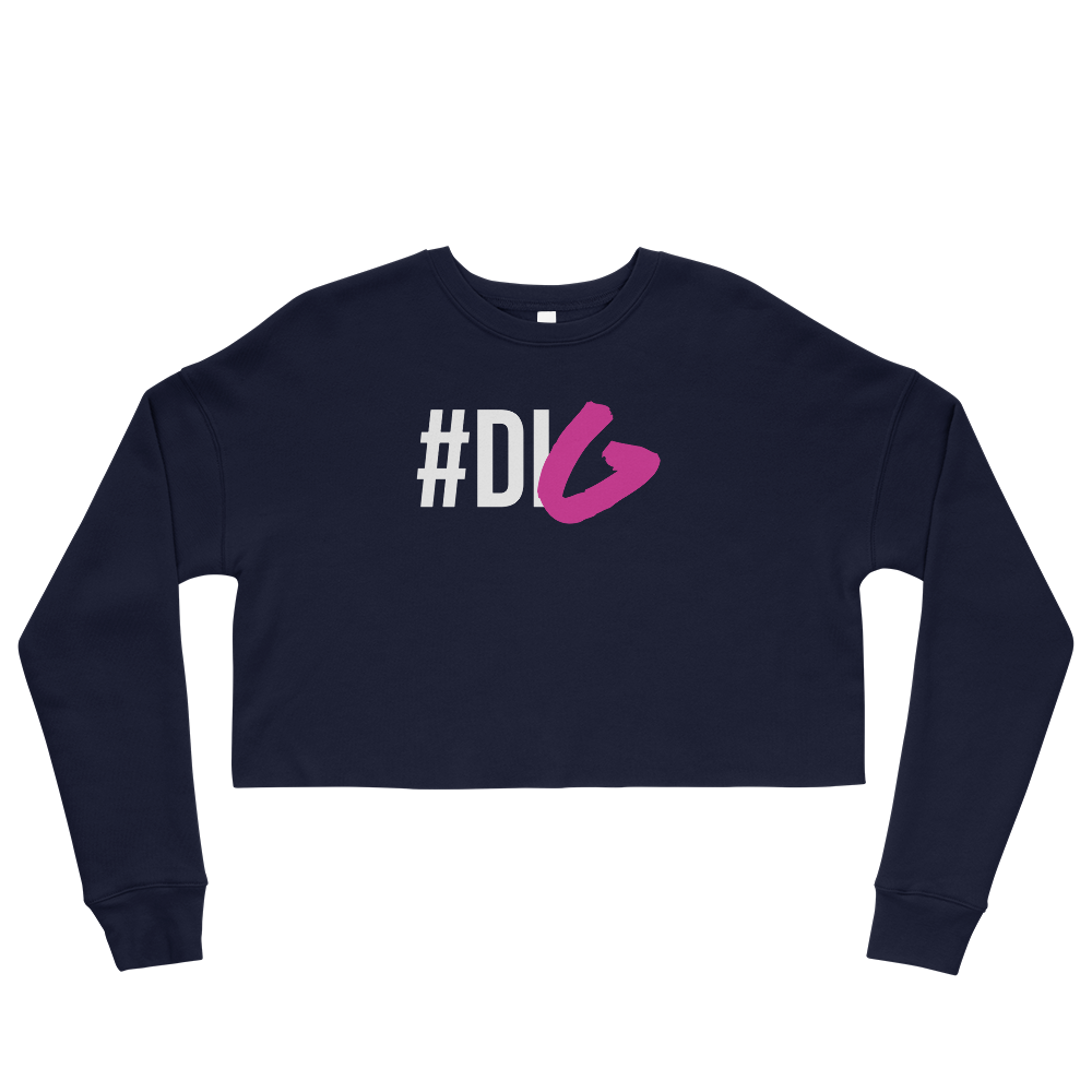 #Dig Crop Sweatshirt