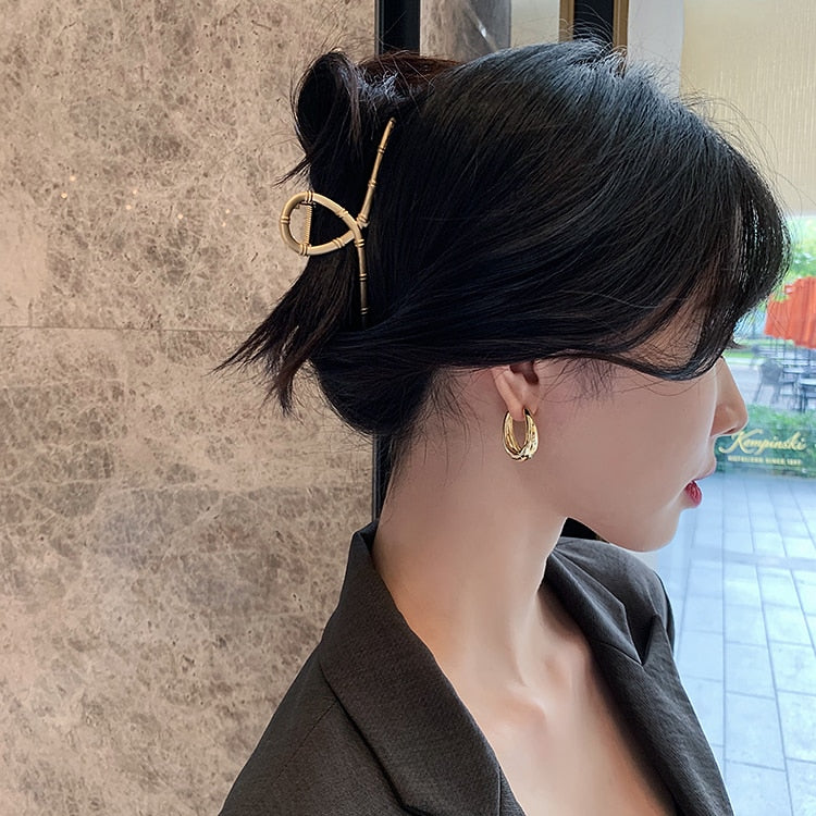 Hoop Earrings.
- Korean Jewelry 
- Daily Wear Earrings